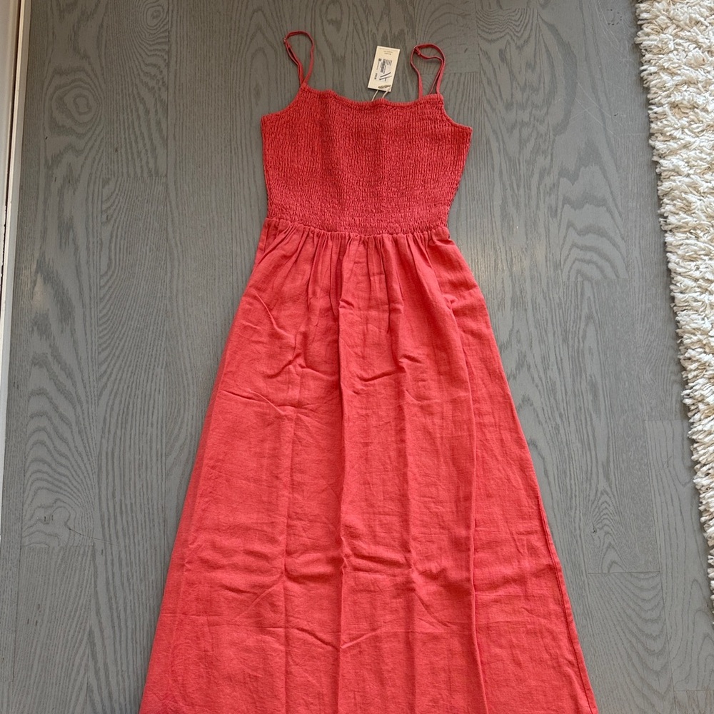 Z Supply Bayside Linen Maxi  Dress